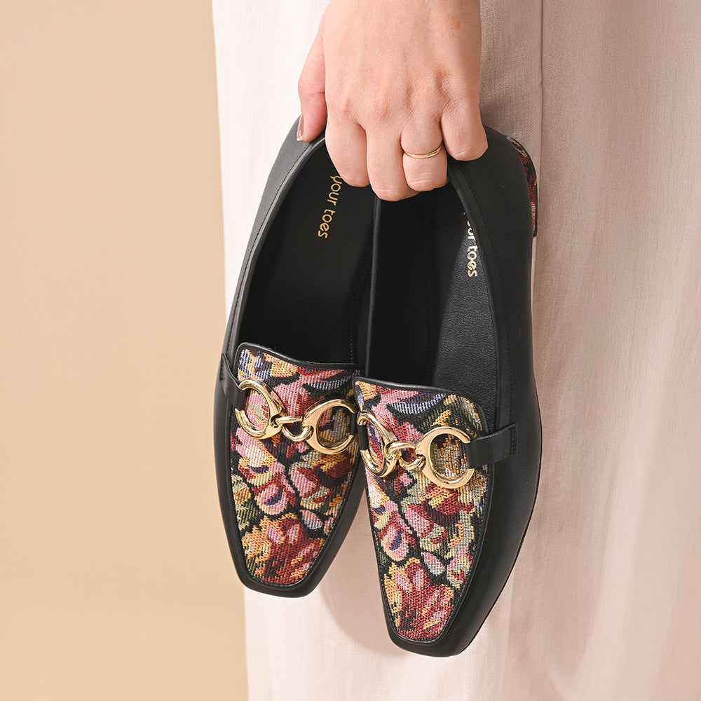 Jade Square Toe Loafers Shoes