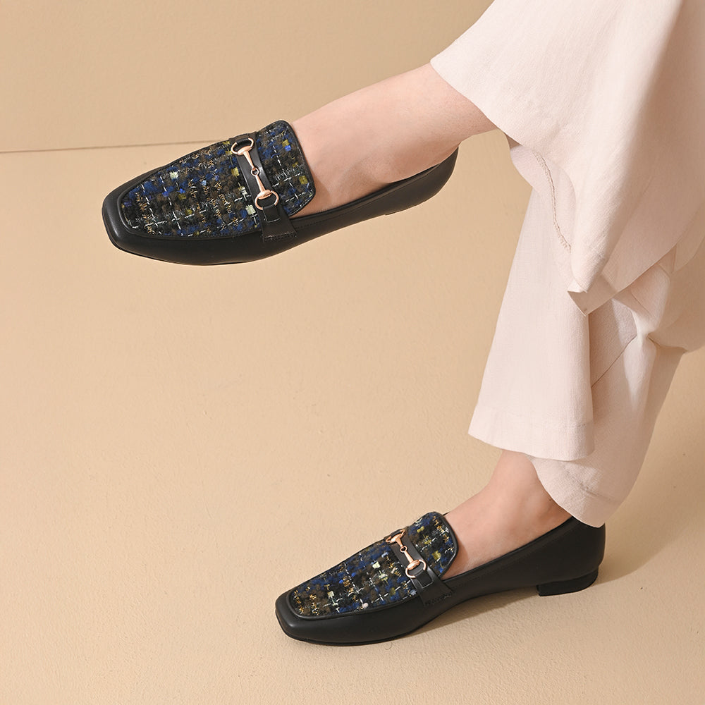 Prussian Square Toe Loafers Shoes