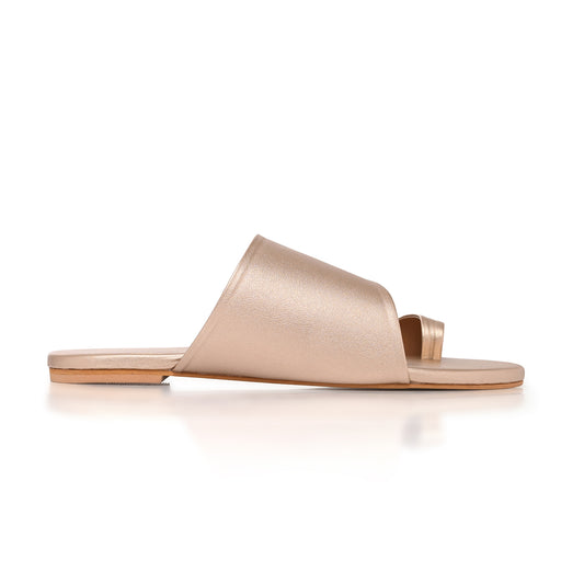 Muted Gold toe ring flats