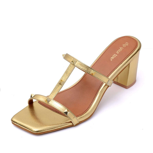 Gold Crush Heels