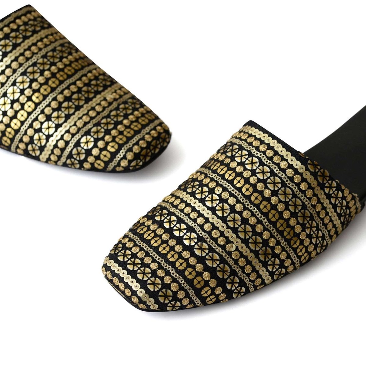 Rich Gold Mules
