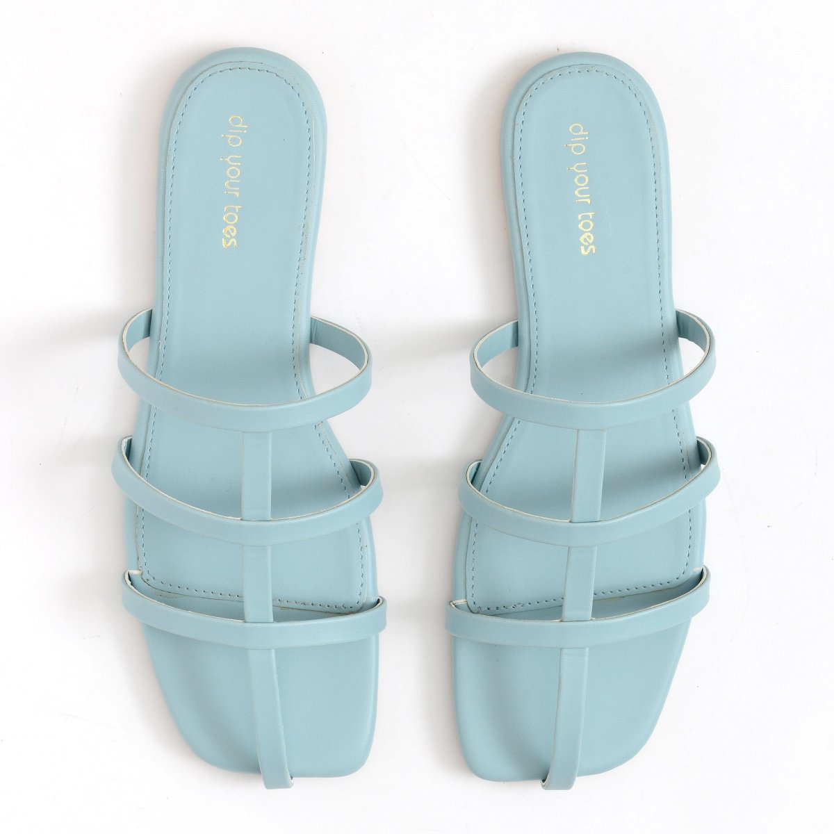 Sky Strappy square toe flats