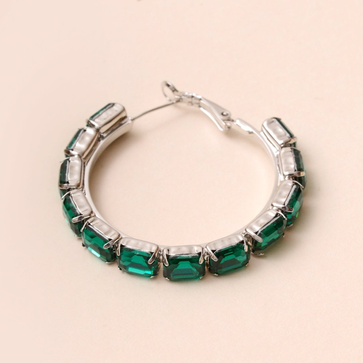 Emerald Hoops