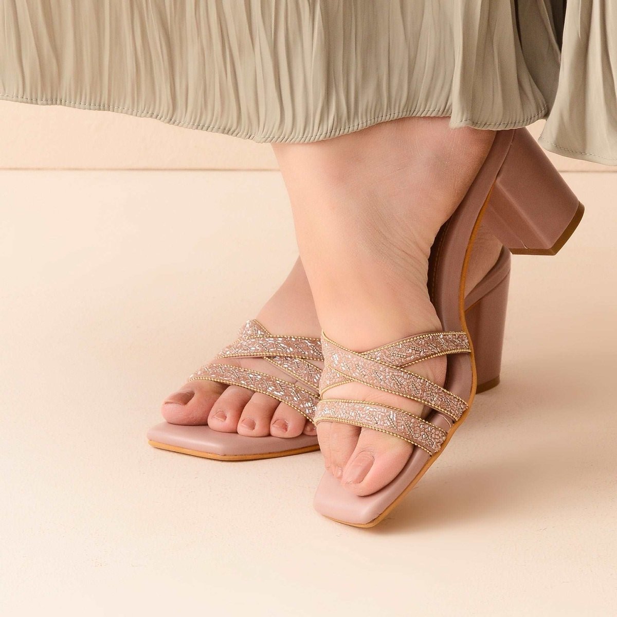 Iris Embellished Heels