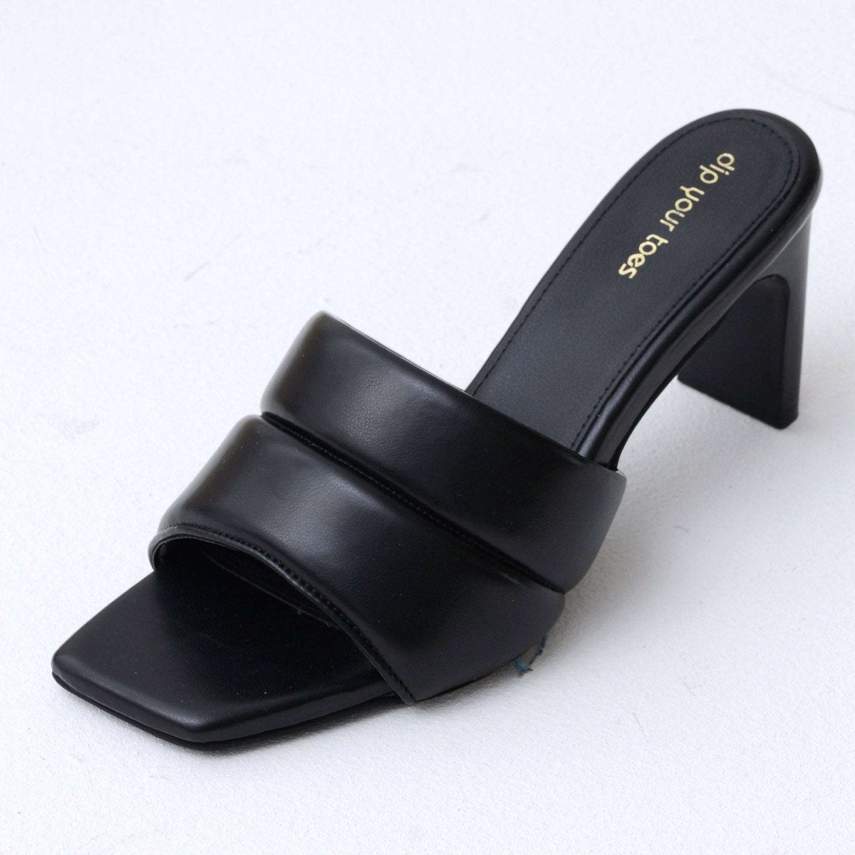Ebony Cushioned Heels