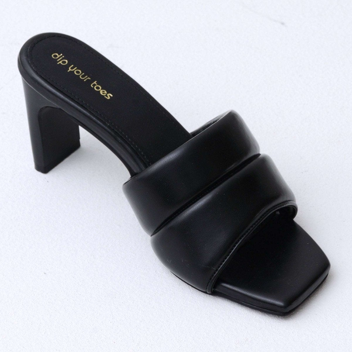 Ebony Cushioned Heels