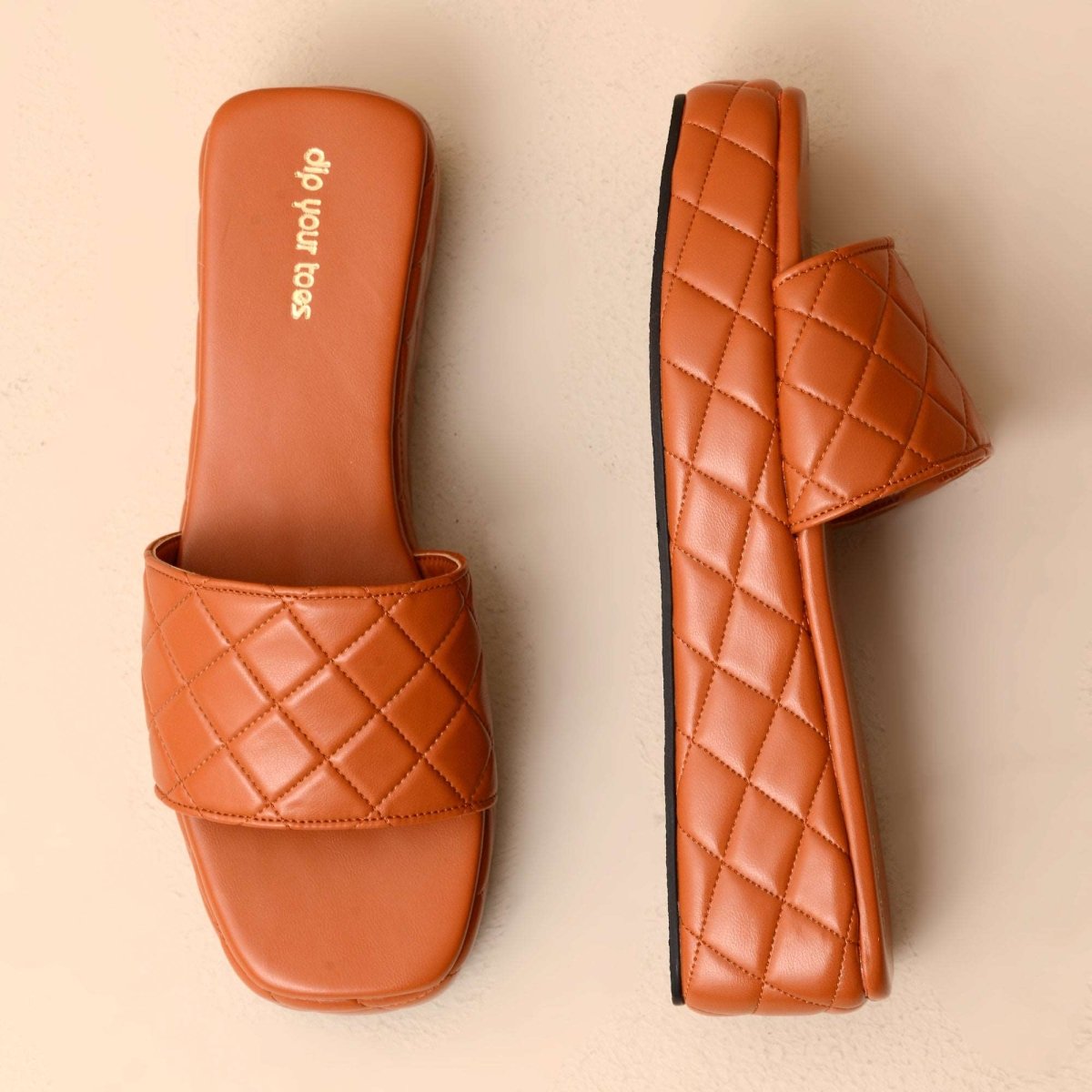 Amber Quilted Flatform