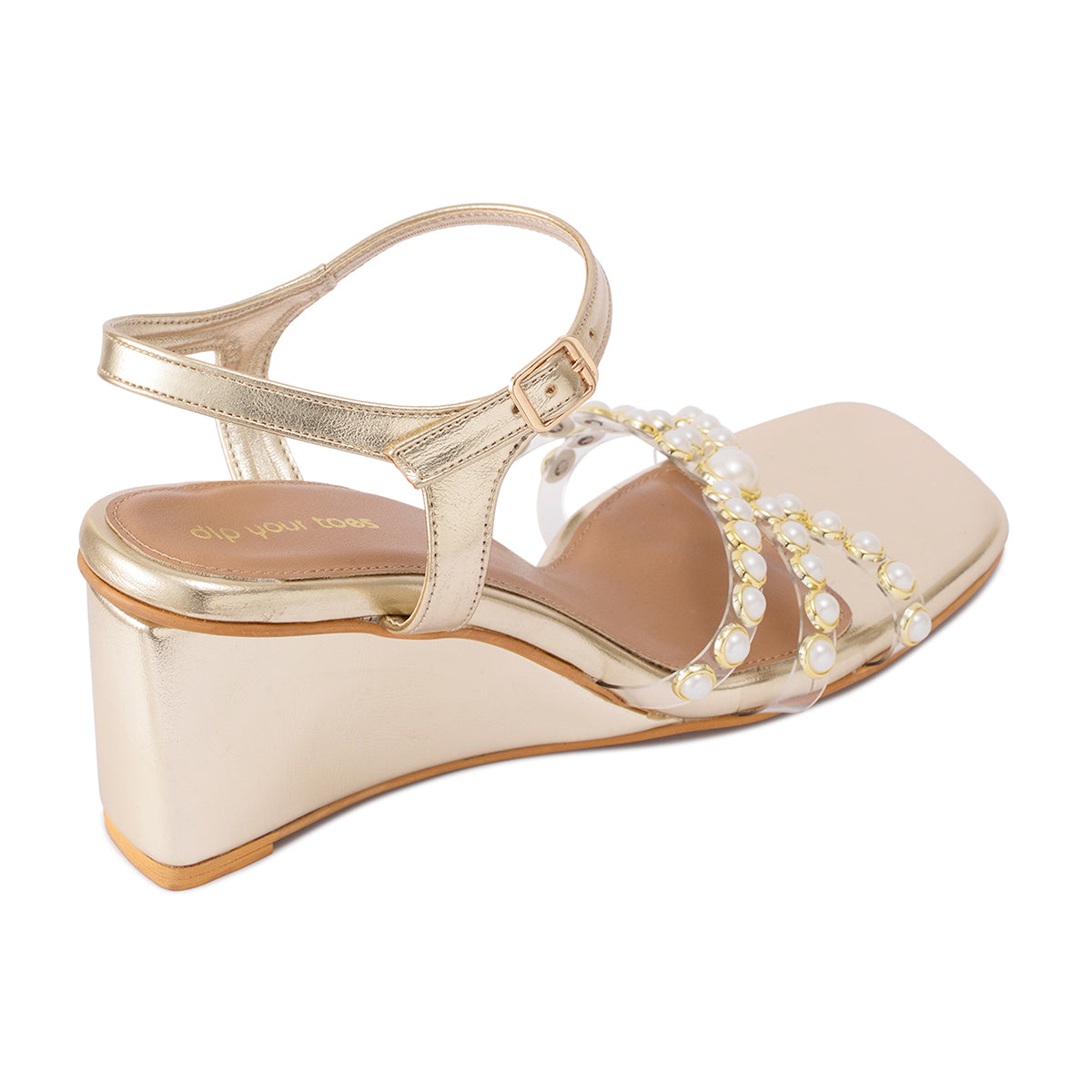 Pearl Gold Wedges