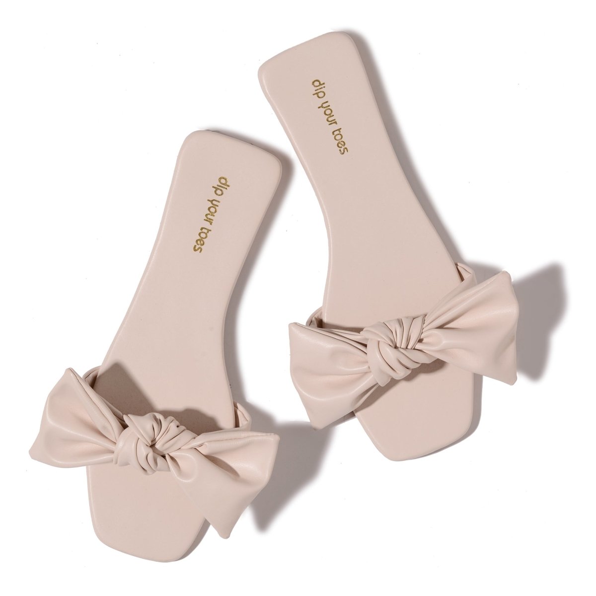 White bow sliders