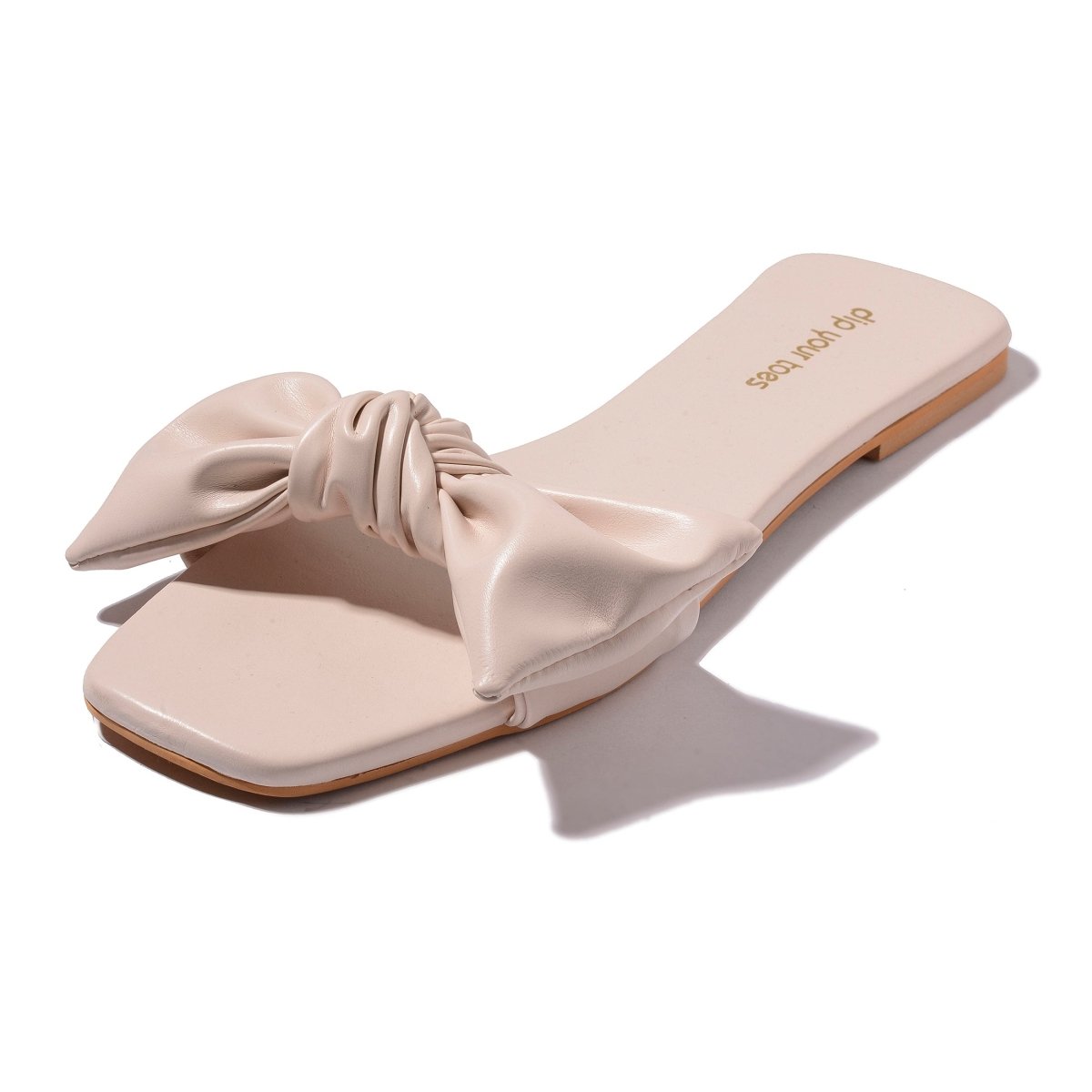 White bow sliders