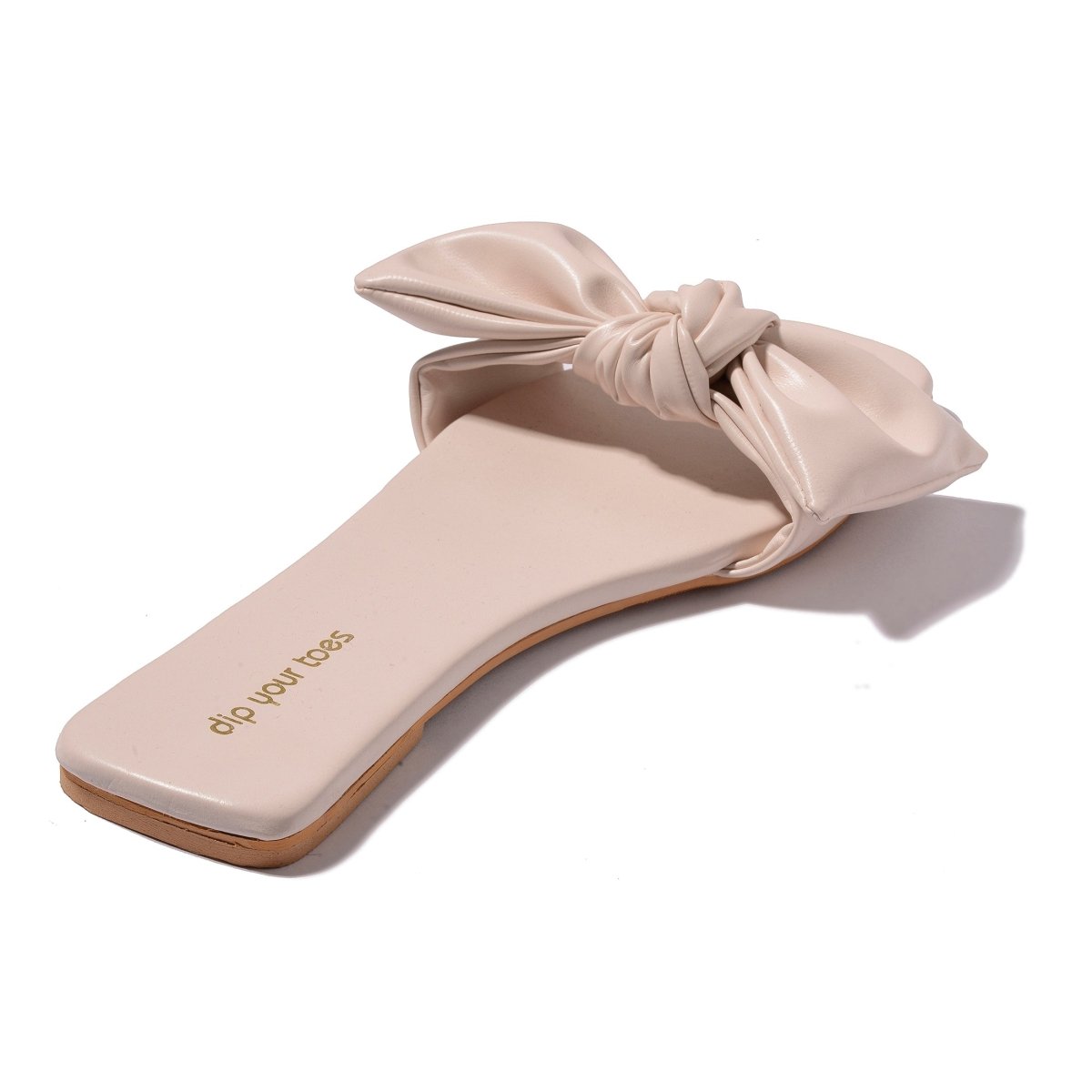 White bow sliders