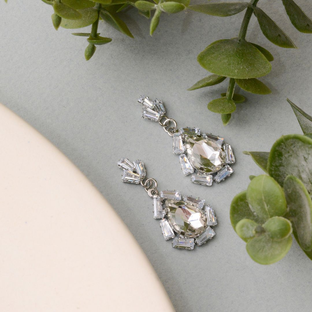 Crystal Drop Earrings