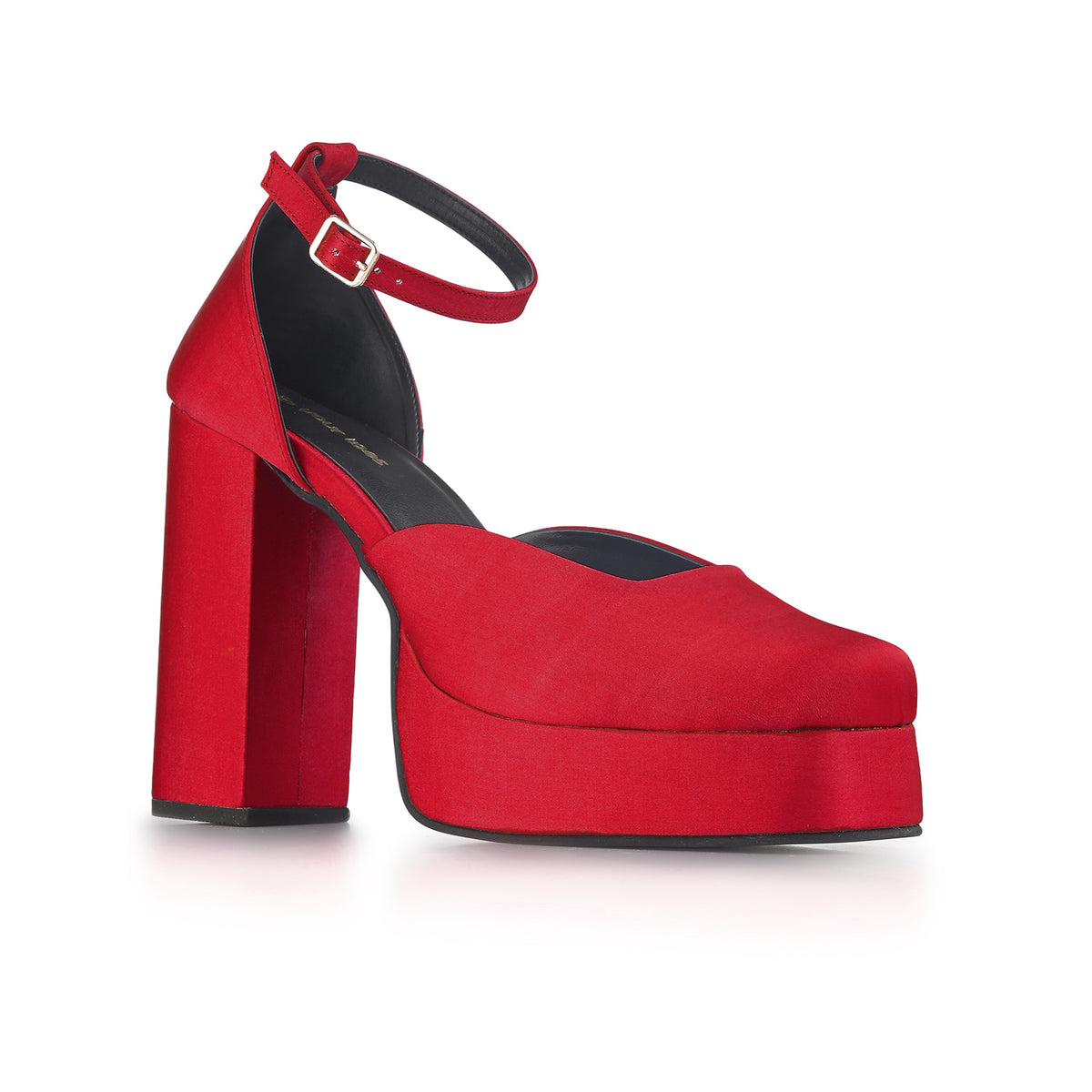 Scarlet Platform Block Heels