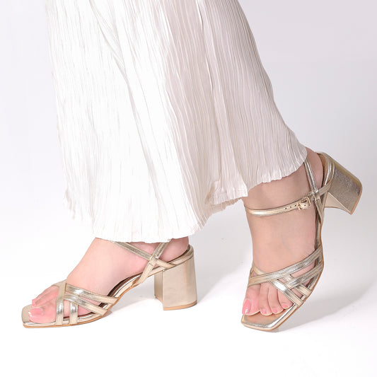 Nova Gold Heels