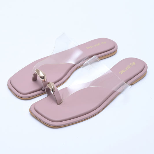 Lavender Toe Ring Detail flats