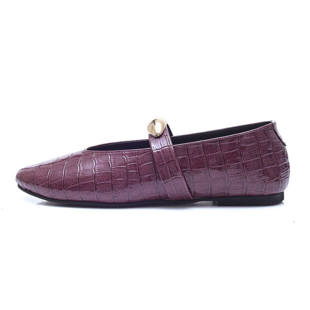Mulberry Patent Mary Jane Flats