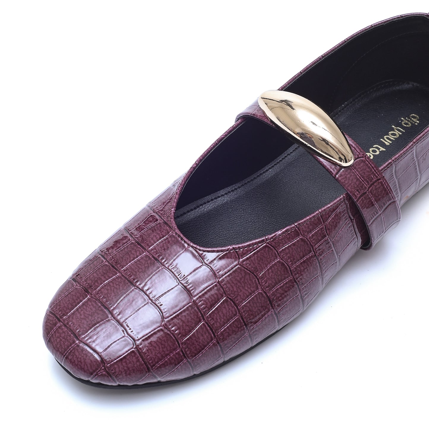 Mulberry Patent Mary Jane Flats