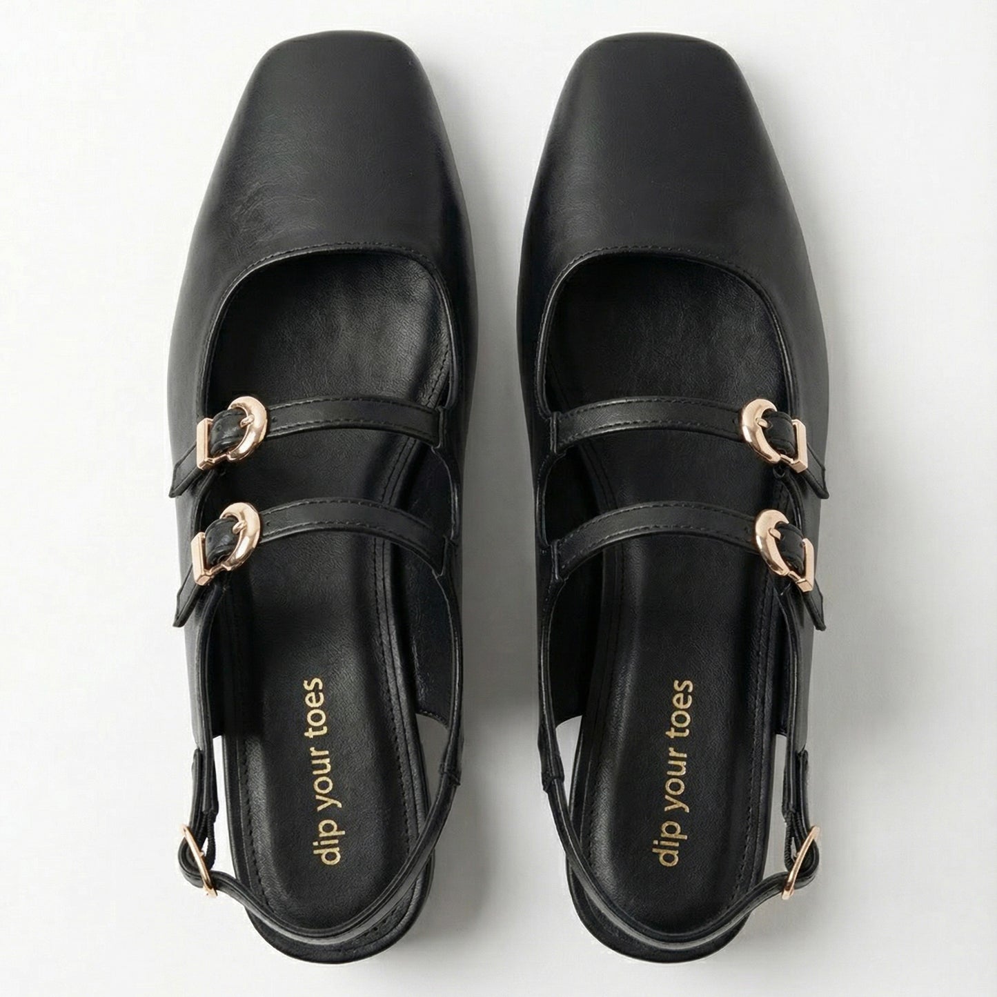 Noir Mary Jane Heels