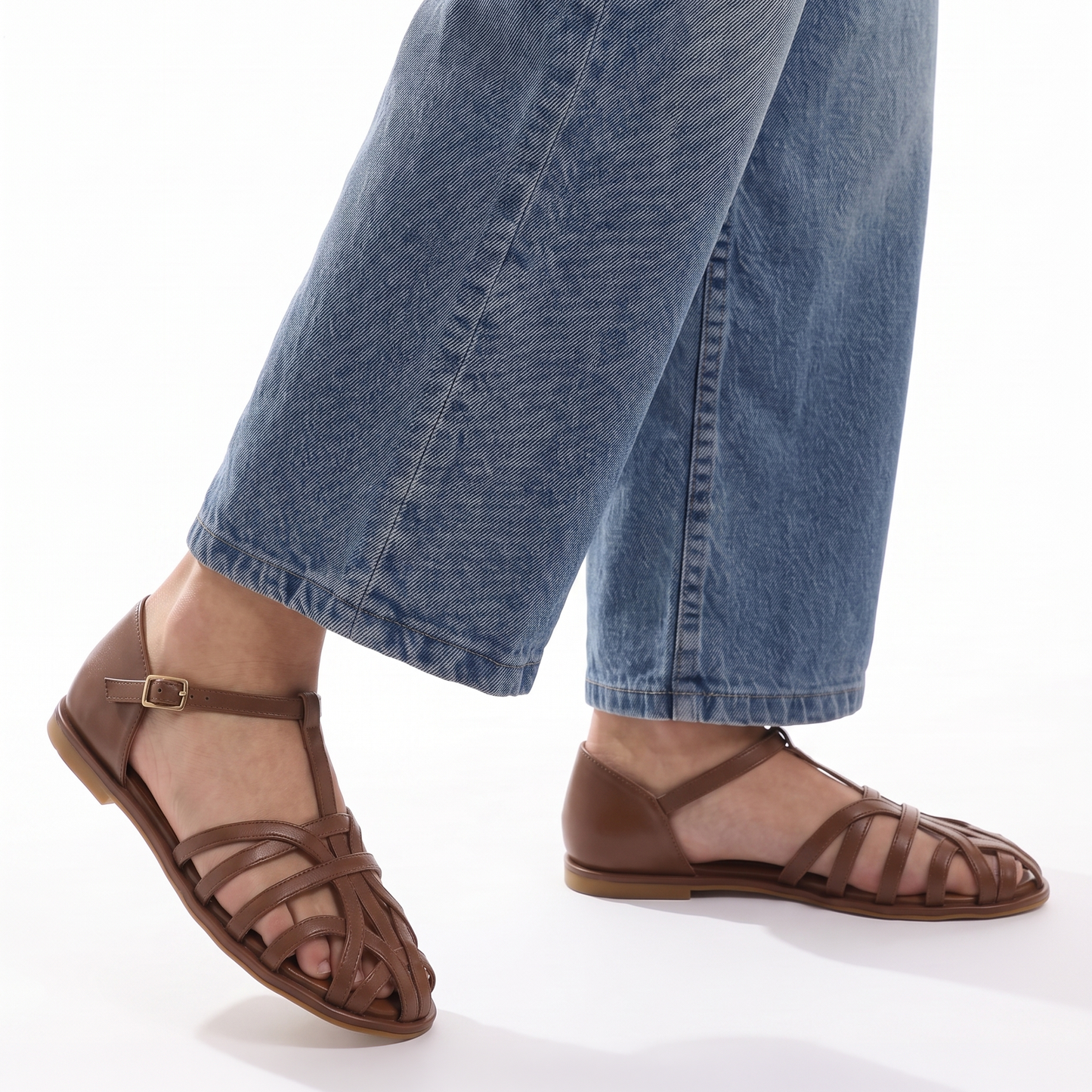 Amalfi Strappy sandals- Tan