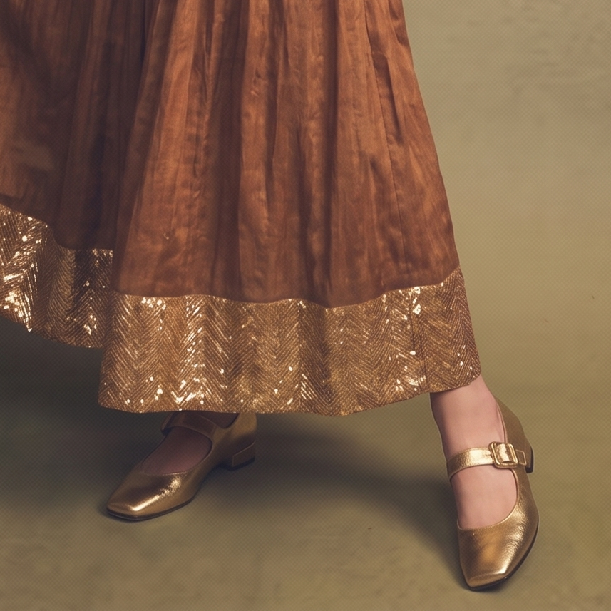 Sunset Mary Janes
