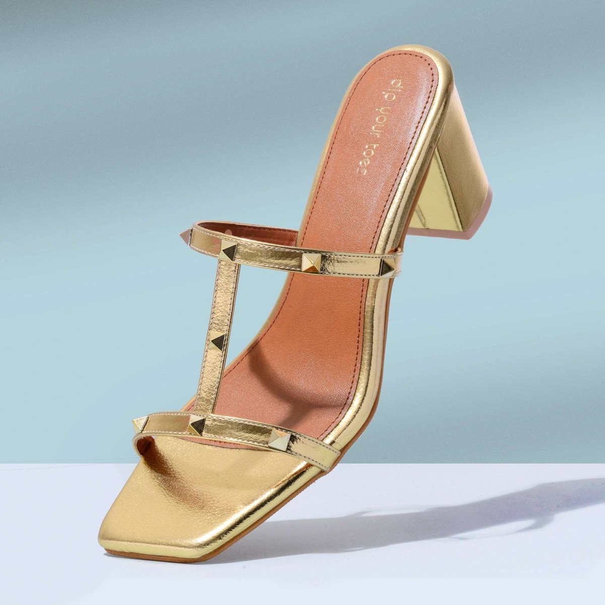 Gold Crush Heels