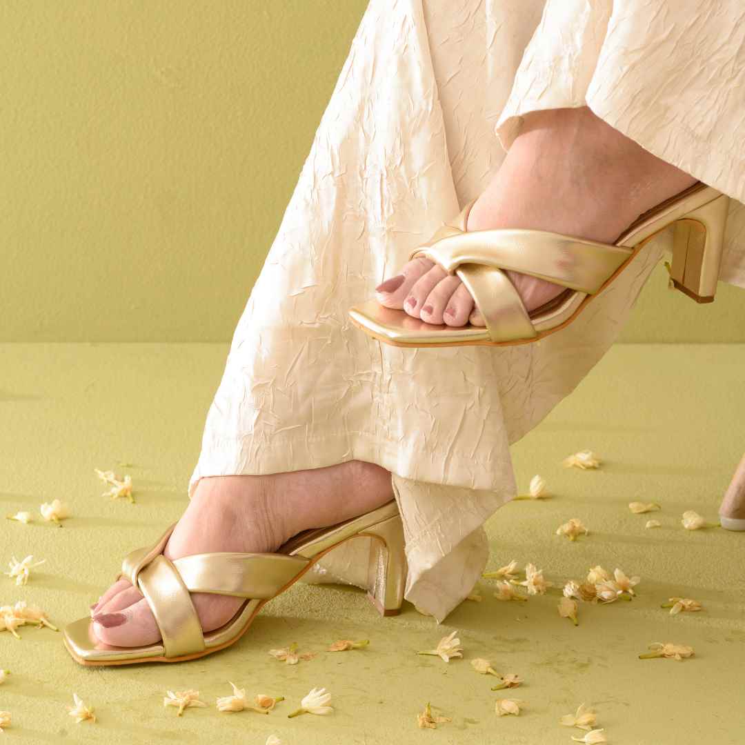 Gold Soft Glide Heels