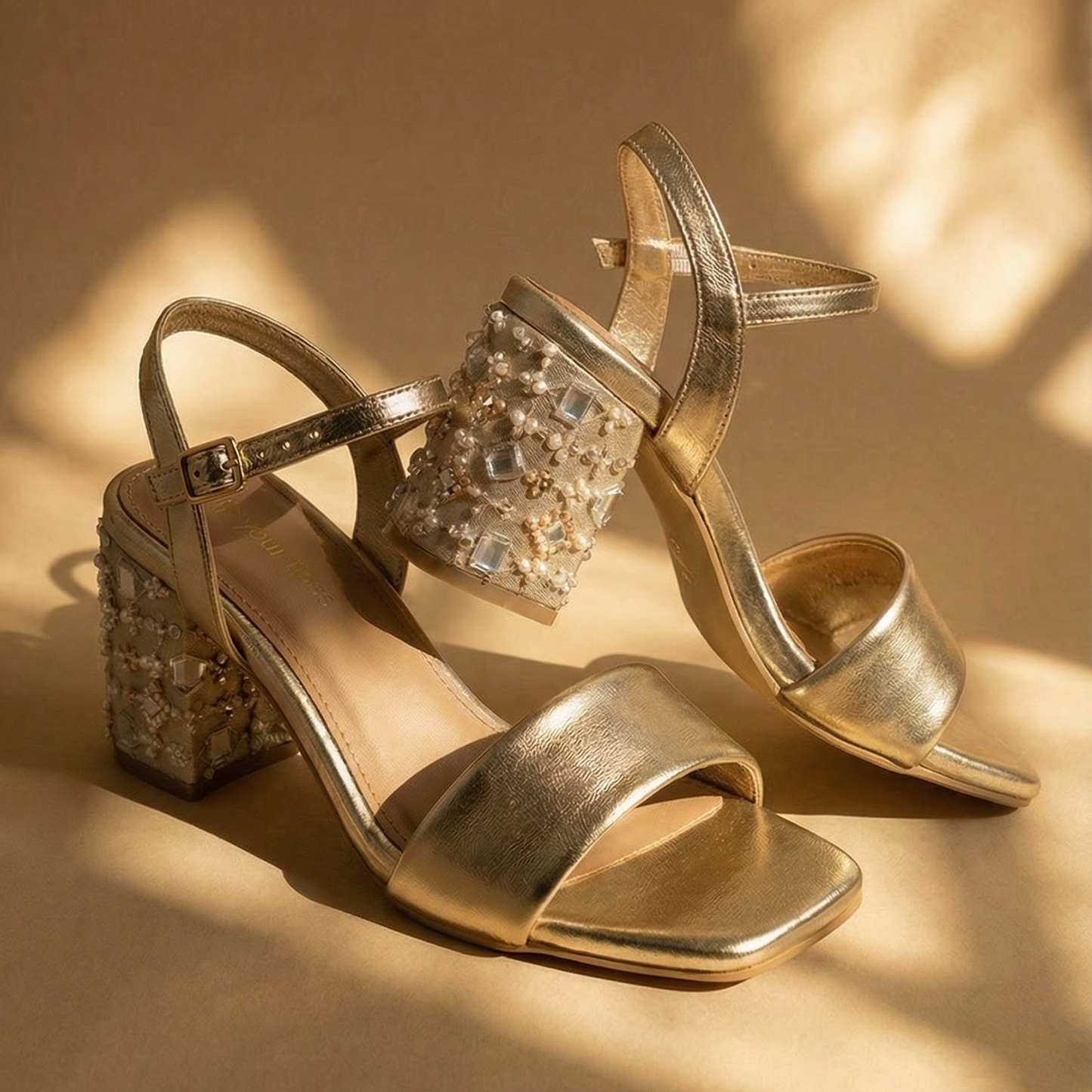 Sunset Gold Sandals