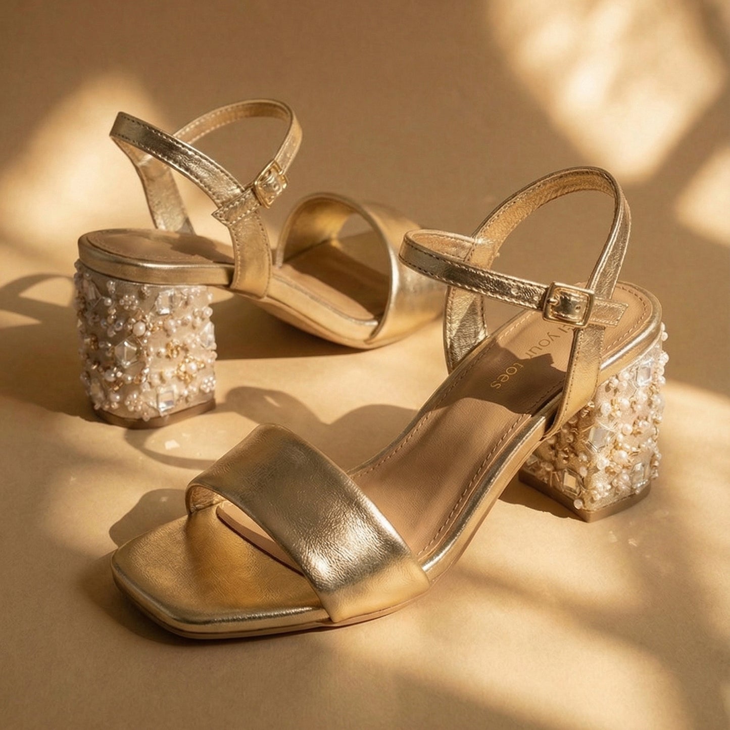 Sunset Gold Sandals