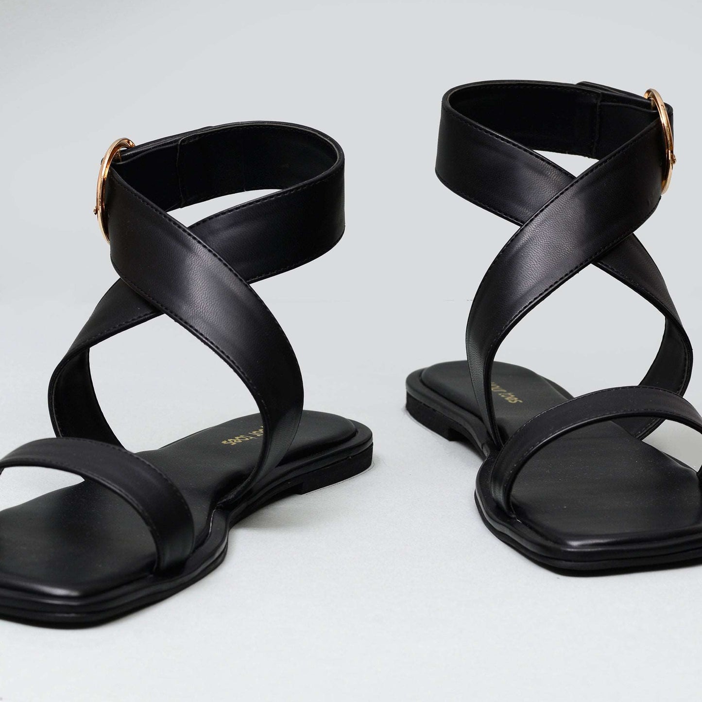 Jade cross strap sandals