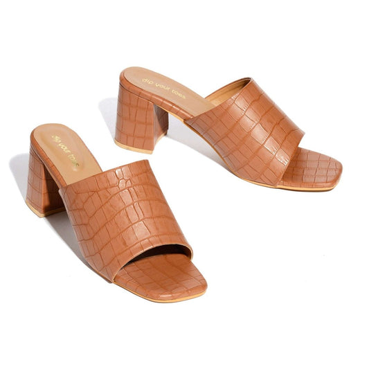Muted Coral Sandals