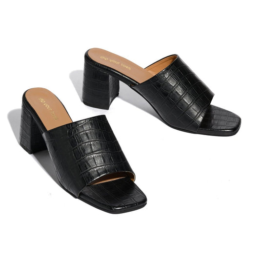 Muted Black Sandals