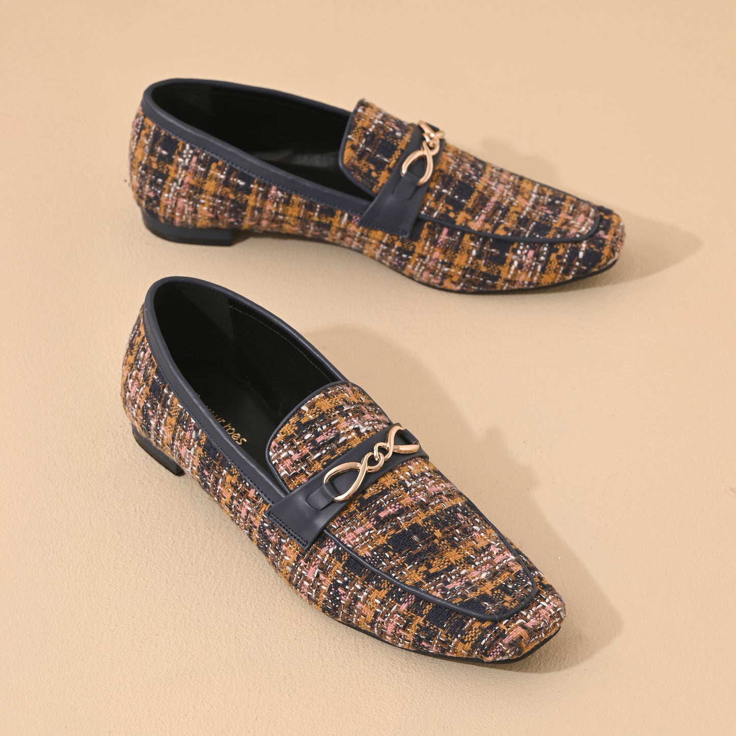 Amber Square Toe Loafers Shoes