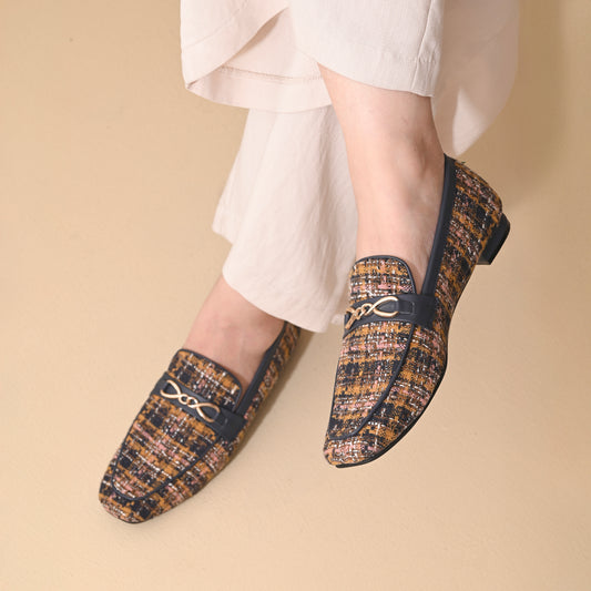 Amber Square Toe Loafers Shoes