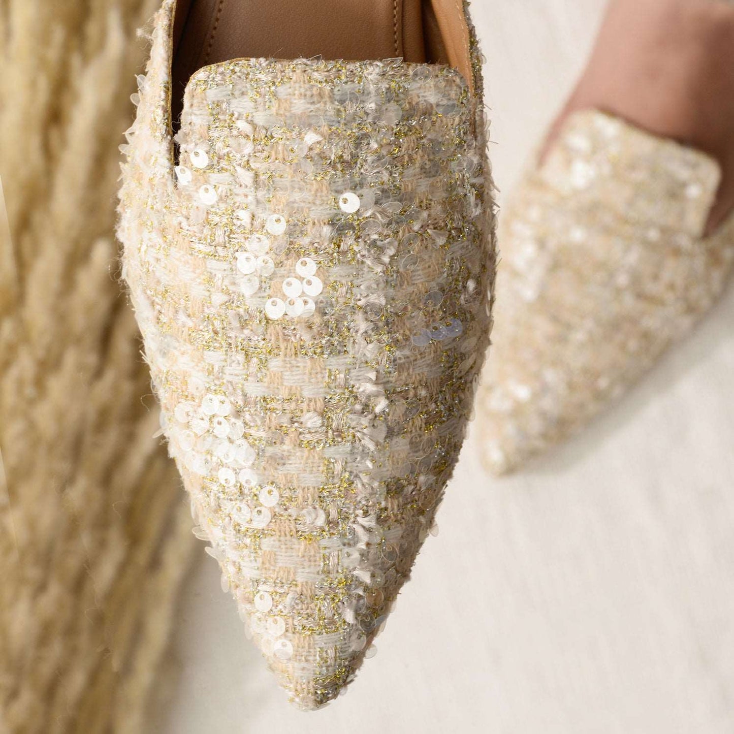 Ivory Intrigue Mules