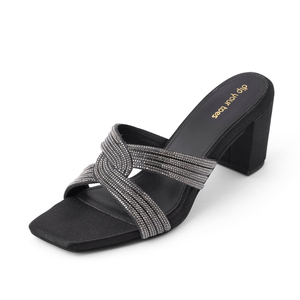 Black Lusture Heels