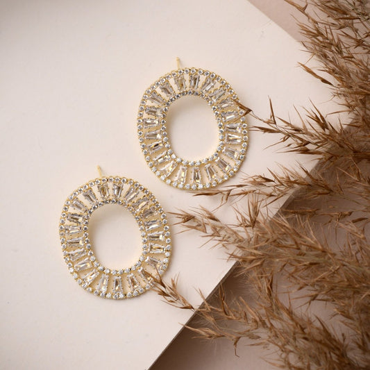Crystal Embellished Earrings
