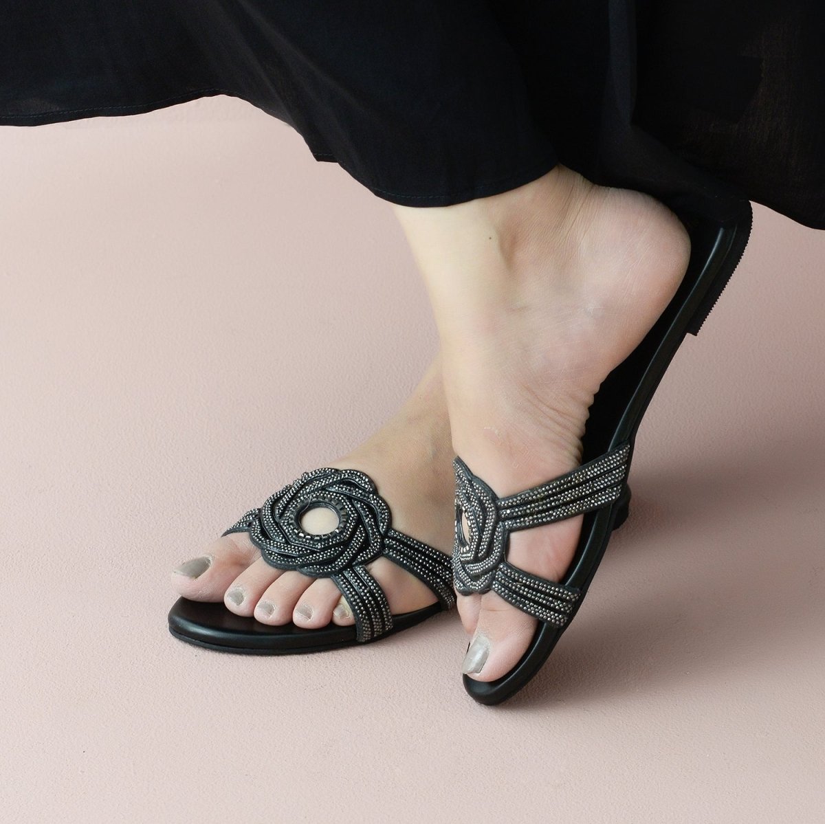 Rose Lusture flats