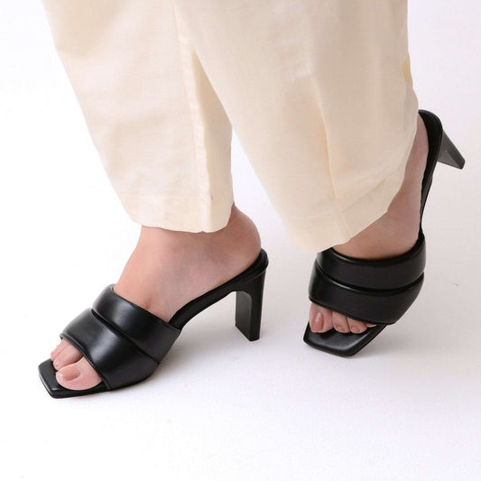 Ebony Cushioned Heels