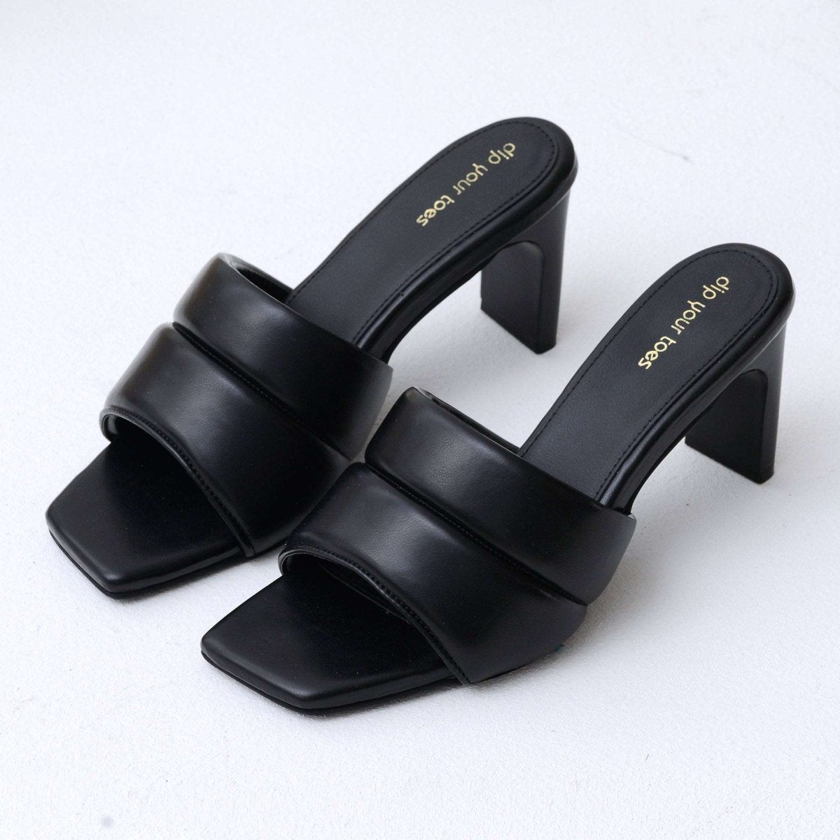Ebony Cushioned Heels