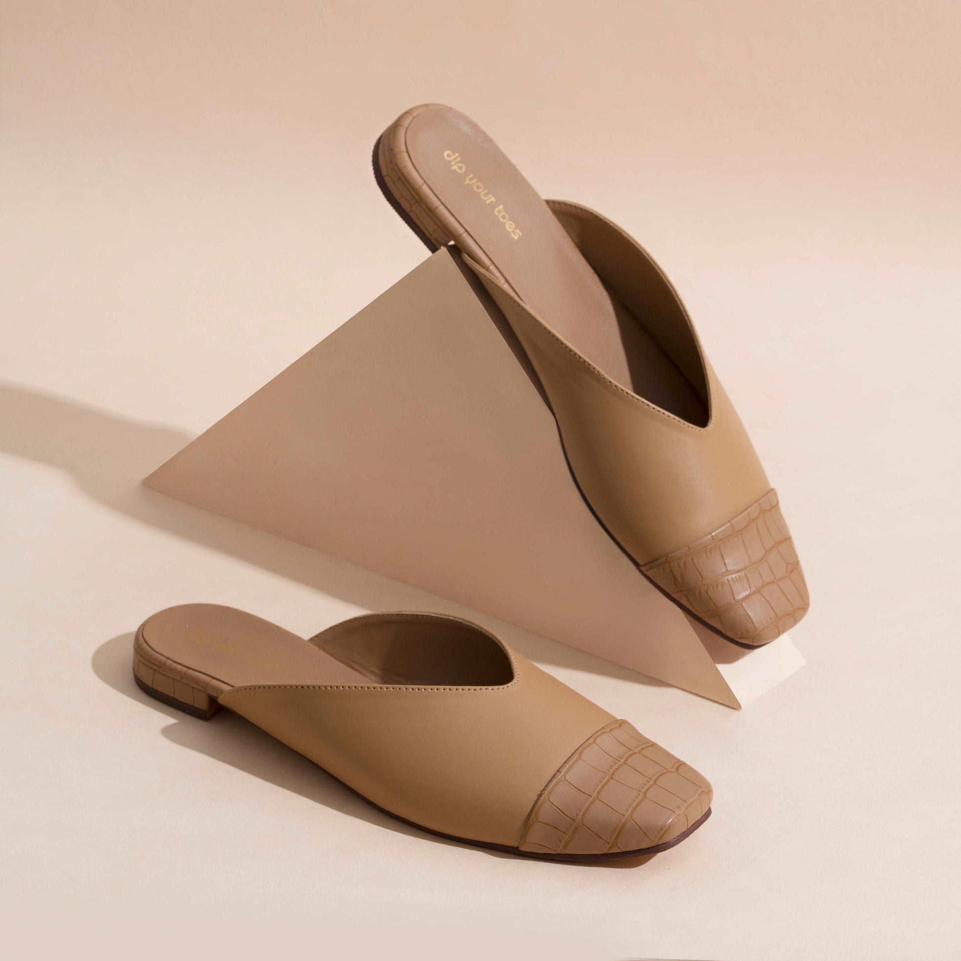 Nude Bella Mules