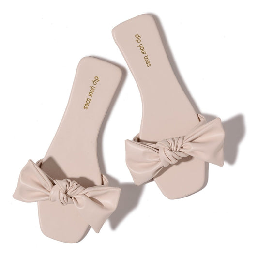 White bow sliders