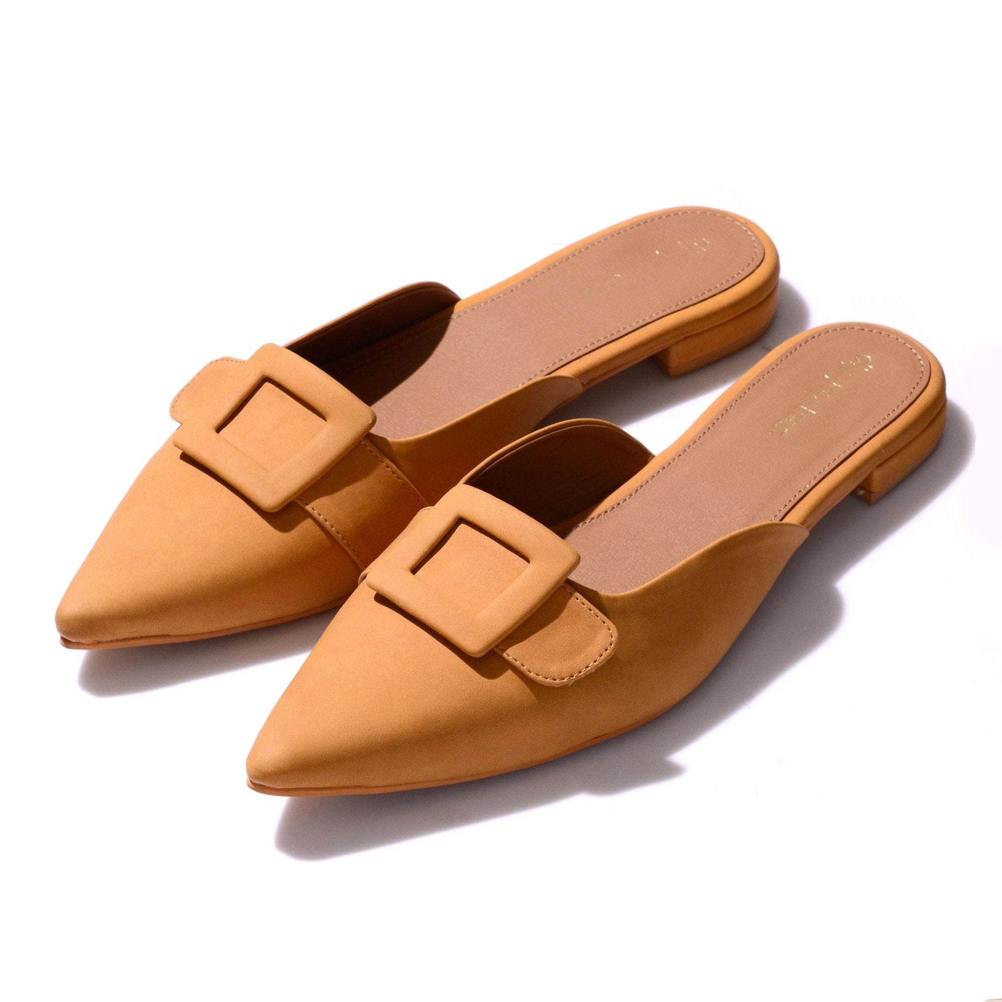 Marigold Buckled Mules