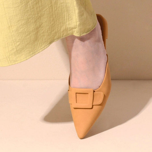 Marigold Buckled Mules