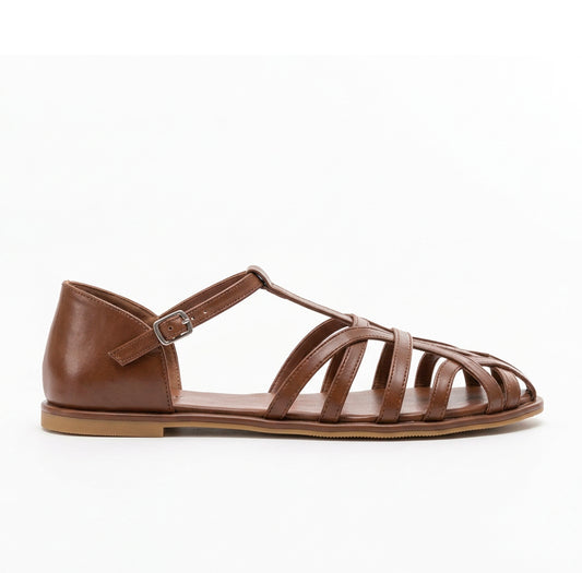 Amalfi Strappy sandals- Tan