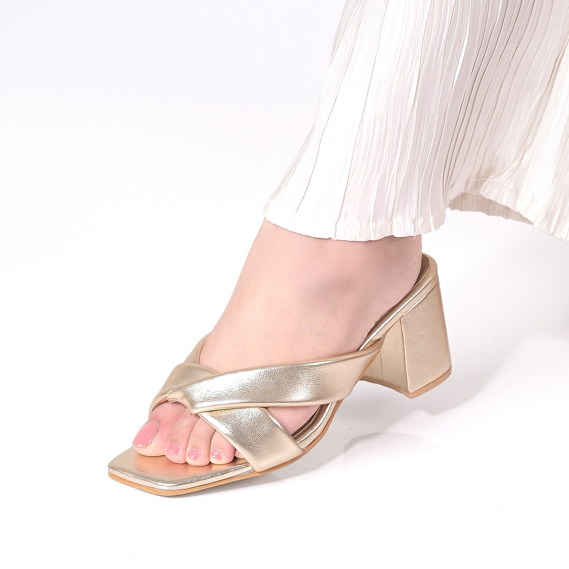 Gold Soft Glide Heels 35 - Main Image