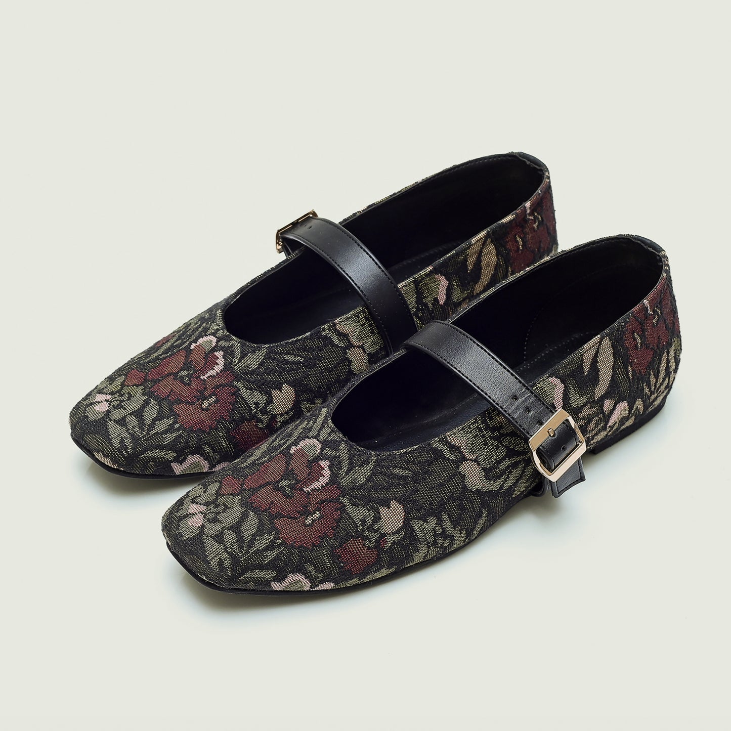 Wildflower Square Toe Mary Jane Flats