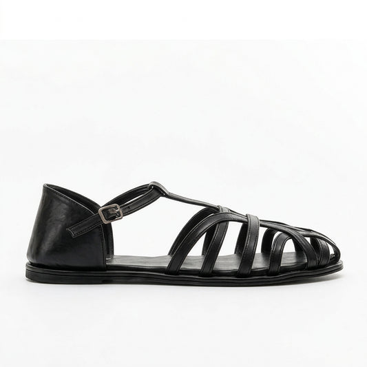Amalfi Strappy sandals- Black