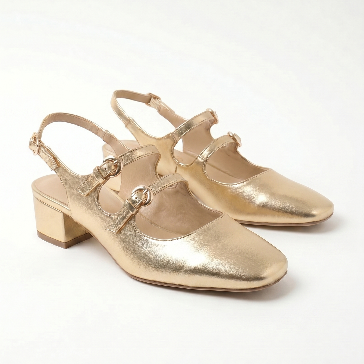 Golden hour Mary Jane Heels