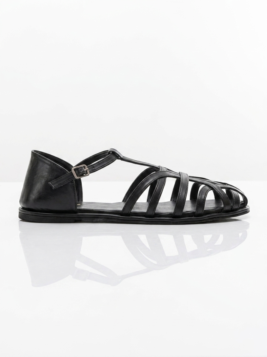 Amalfi Strappy sandals- Black
