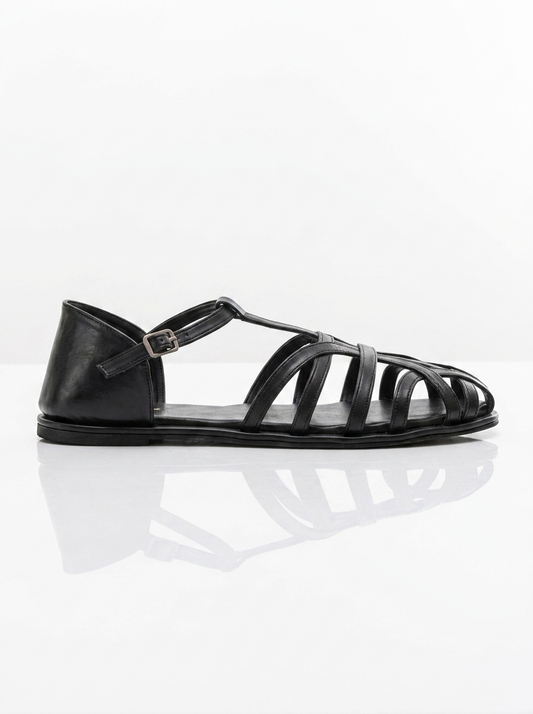 Amalfi Strappy sandals- Black